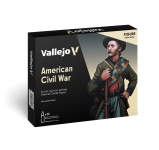 Vallejo 770256 - Farb-Set Amerikanischer Bürgerkrieg (16 x 18 ml)